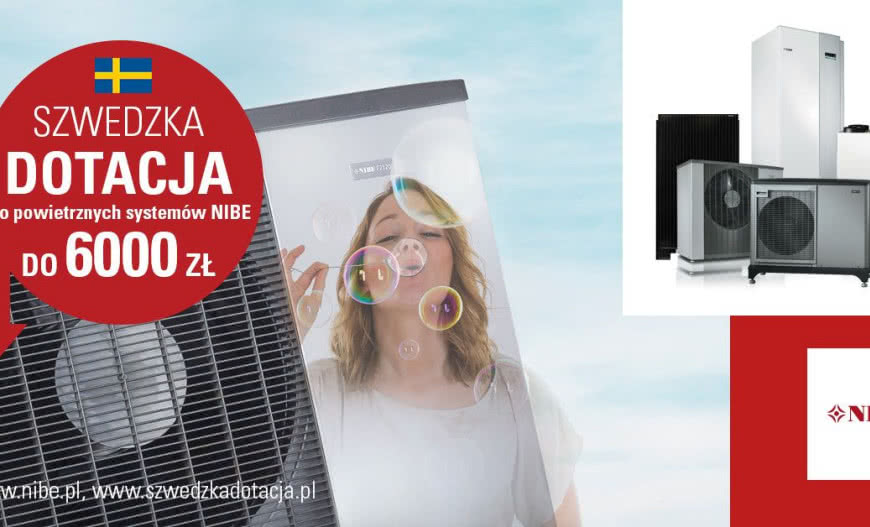 Podwójna dotacja do pomp ciepła NIBE