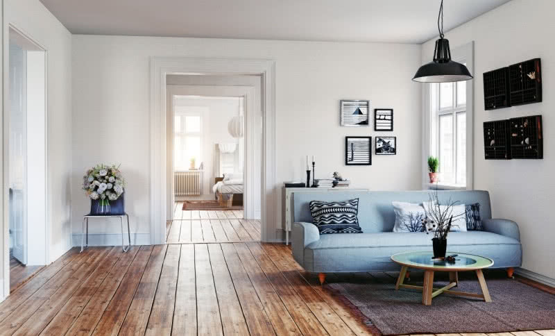 Aranżacje salonu z farbami marki Beckers