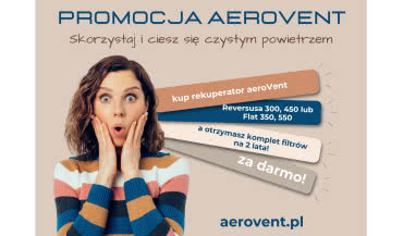 Promocja aeroVent - filtry na 2 lata gratis!