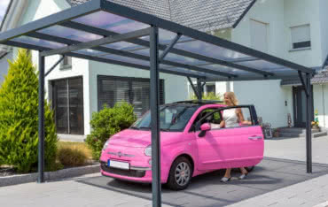 Wiata Carport Premium - ochrona przed szkodliwymi czynnikami atmosferycznymi
