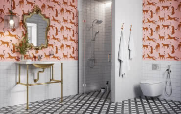 Pomysł na radosną łazienkę