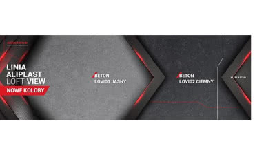 Aliplast Loft View - nowa seria dekorów imitujących kamień