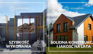 Trwały i ekologiczny dom w technologii IZODOM2000 za rozsądne pieniądze