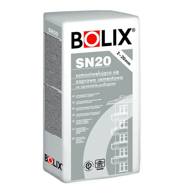 Zaprawa cementowa samoniwelująca BOLIX SN20