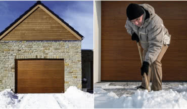 Jak zadbać o bramę garażową zimą