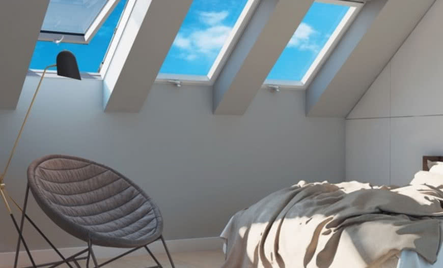 Rozmieszczenie okien na poddaszu