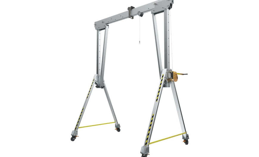 Mobilna aluminiowa suwnica bramowa