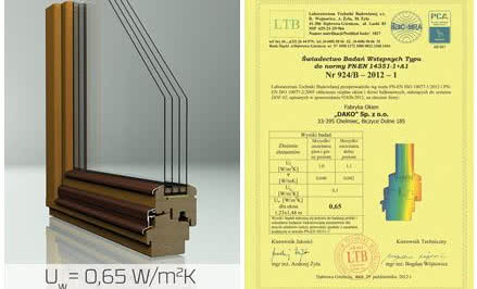 Rewelacyjne wyniki badań okien drewnianych DAKO