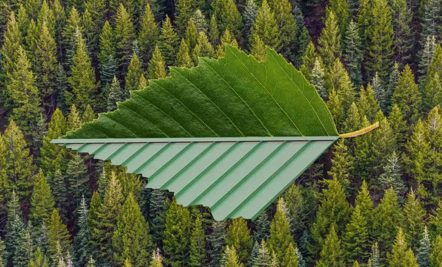Stalowy dach jest najbardziej przyjazny środowisku