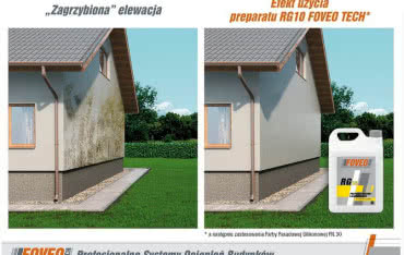 Sposób FOVEO TECH na elewację bez grzybów i glonów