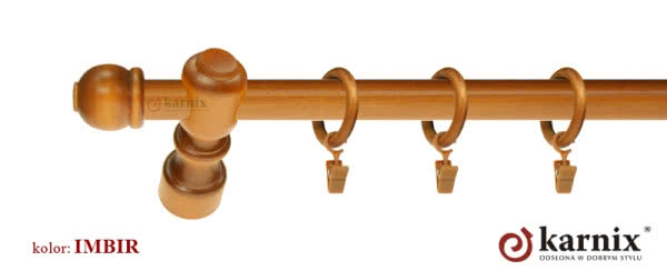 Karnisze drewniane Classic