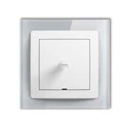 Łącznik w stylu amerykańskim i ramka efekt szkła DECO