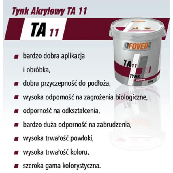 Tynk Akrylowy TA 11