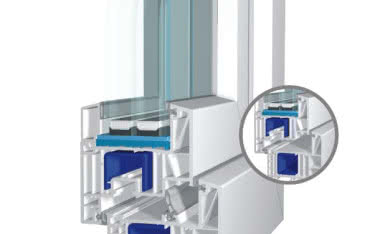 System profili okiennych z PCW bluEvolution: 82 firmy BRÜGMANN SA