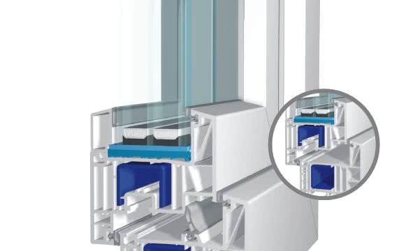 System profili okiennych z PCW bluEvolution: 82 firmy BRÜGMANN SA