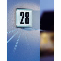 Czujnik ruchu i podświetlony numer domu - IS LED