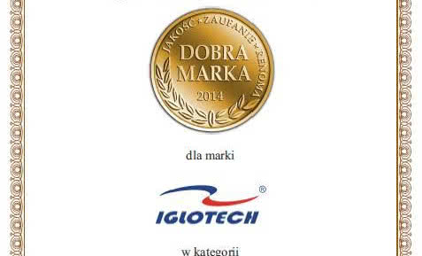 Iglotech - Dobrą Marką 2014