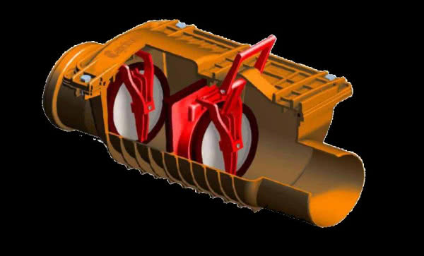 Zasuwy burzowe dwuklapowe Duo Protect