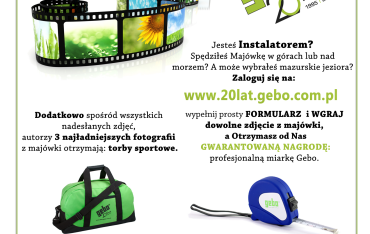 Konkurs Majowy Gebo z Nagrodami!