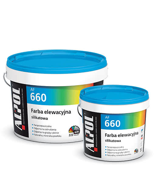 Farba elewacyjna silikatowa Alpol AF 660