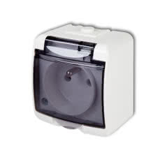 Gniazdo hermetyczne pojedyncze JUNIOR IP54