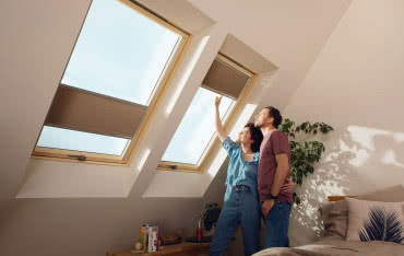 Duet idealny, czyli rolety wewnętrzne do okien dachowych FAKRO