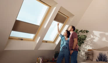 Duet idealny, czyli rolety wewnętrzne do okien dachowych FAKRO