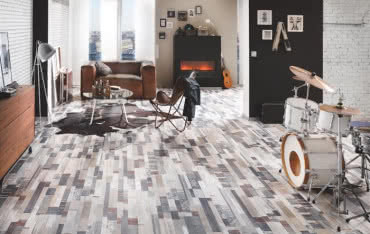 Podłoga w stylu vintage