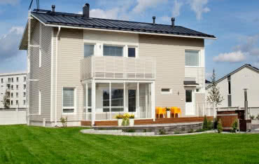 Dach dla domów jednorodzinnych wykorzystujący energię słoneczną