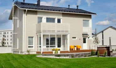 Dach dla domów jednorodzinnych wykorzystujący energię słoneczną