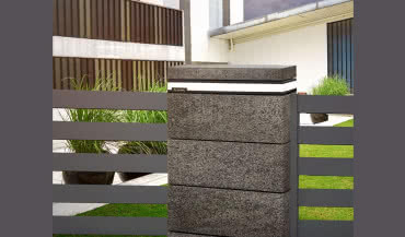 Lampy LED BLOCK – idealne do ogrodzeń ROMA marki Joniec