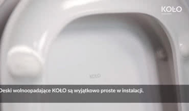 Jak zamontować deskę wolnoopadającą na misce KOŁO?