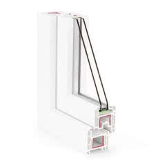 System okienny REHAU Brillant-Design MD z uszczelką środkową