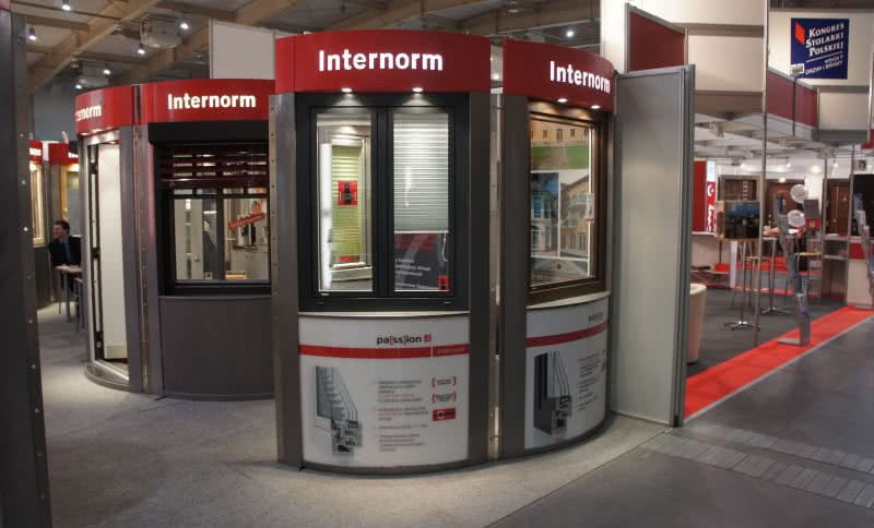 Pasywne okna i drzwi Internorm na Budmie 2011