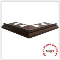 System do obróbki czoła tarasu lub balkonu Sopro OB