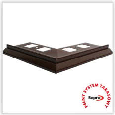 System do obróbki czoła tarasu lub balkonu Sopro OB