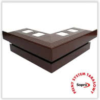 System do obróbki czoła tarasu lub balkonu Sopro PT