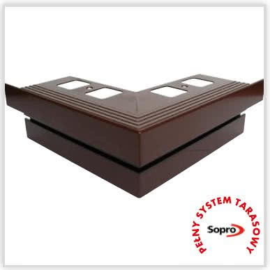 System do obróbki czoła tarasu lub balkonu Sopro PT