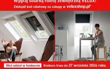 Konkurs firmy VELUX na Facebook'u