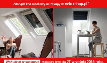 Konkurs firmy VELUX na Facebook'u