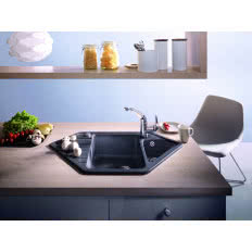 Bateria zlewozmywakowa Mesteno, zlewozmywak granitowy Reflex