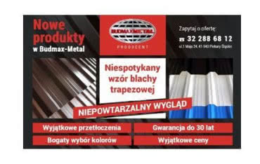 Nowe produkty w Budmax-Metal