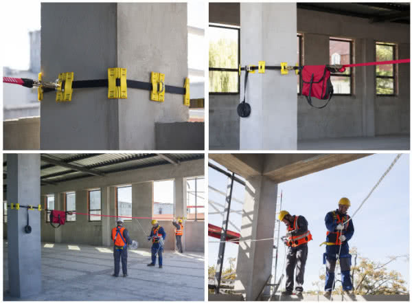 Kolumnowy punkt kotwiczenia AE 100 - bezpieczna praca na wysokości