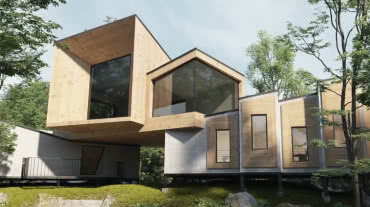 Okna Schüco AWS WoodDesign. Efektowna fuzja aluminium i drewna