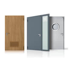 STALOWE PŁASZCZOWE DRZWI WEWNĘTRZNE