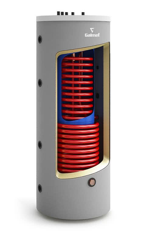 Kumulo z dwiema wężownicami spiralnymi - zbiornik kombinowany do akumulacji ciepła - SG(K) 