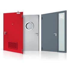 STALOWE PŁASZCZOWE DRZWI ZEWNĘTRZNE