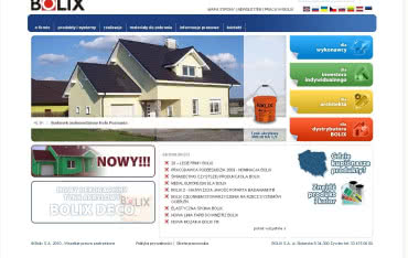 Nowa strona internetowa firmy Bolix