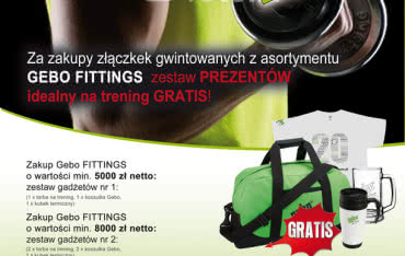 Bądź Fit z Gebo Fittings! - promocja marki Gebo