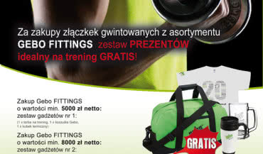 Bądź Fit z Gebo Fittings! - promocja marki Gebo